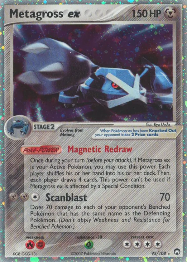 Metagross ex Pokémon Power Keepers #95 Holo