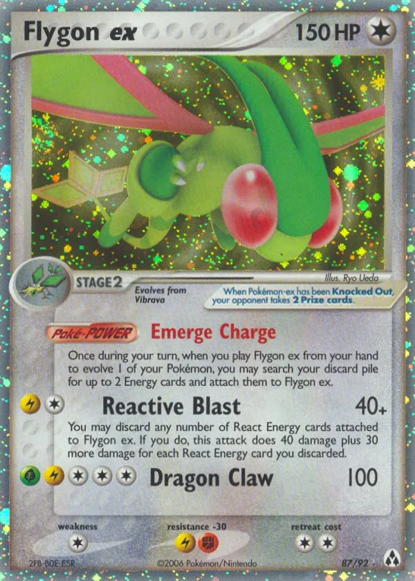 Flygon ex Pokémon Legend Maker #87 Holo