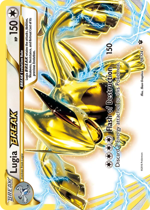 Lugia BREAK Pokémon Fates Collide #79 Holo