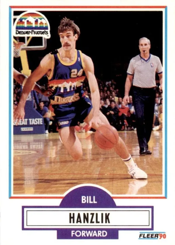Bill Hanzlik 1990 Fleer Basketball #49