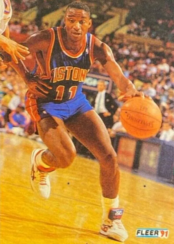 Isiah Thomas 1991 Fleer Schoolyard Stars Basketball #2