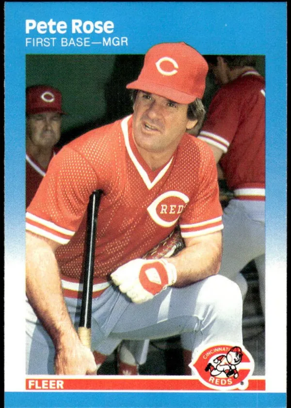 Pete Rose 1987 Fleer Baseball #213