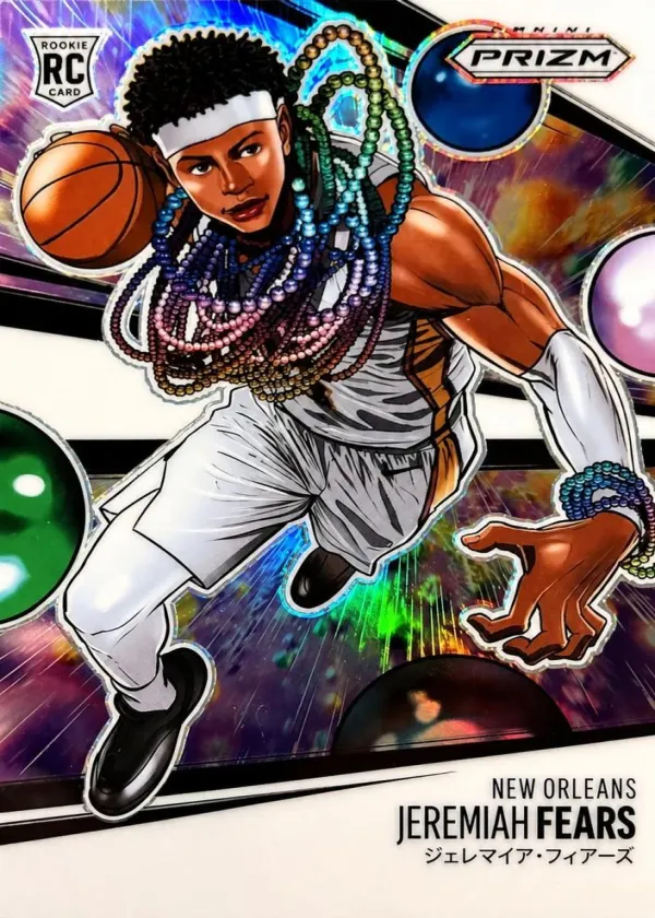 Jeremiah Fears 2025 Panini Prizm Manga Basketball #7