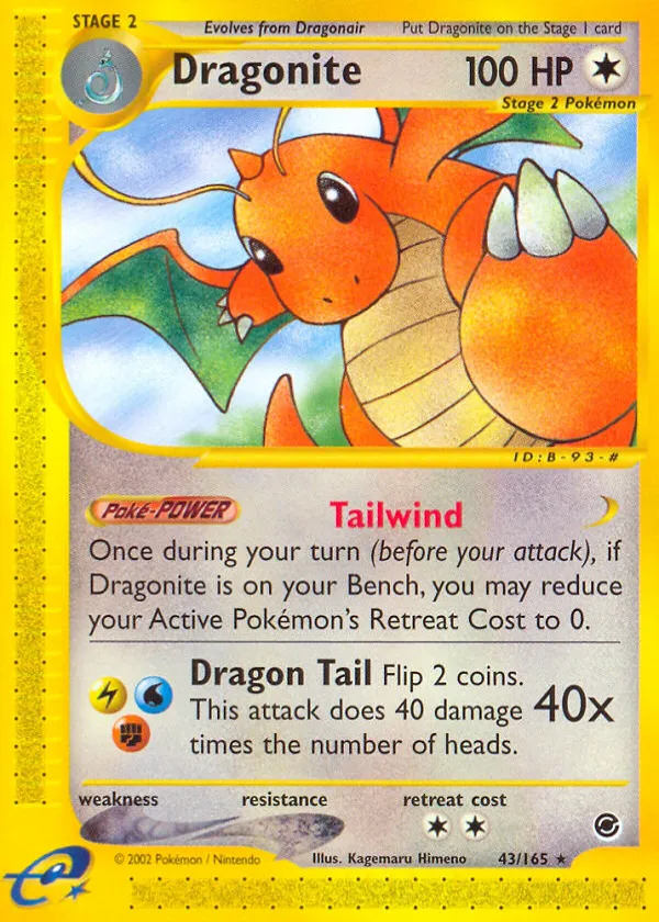 Dragonite Pokémon Expedition Base Set #43