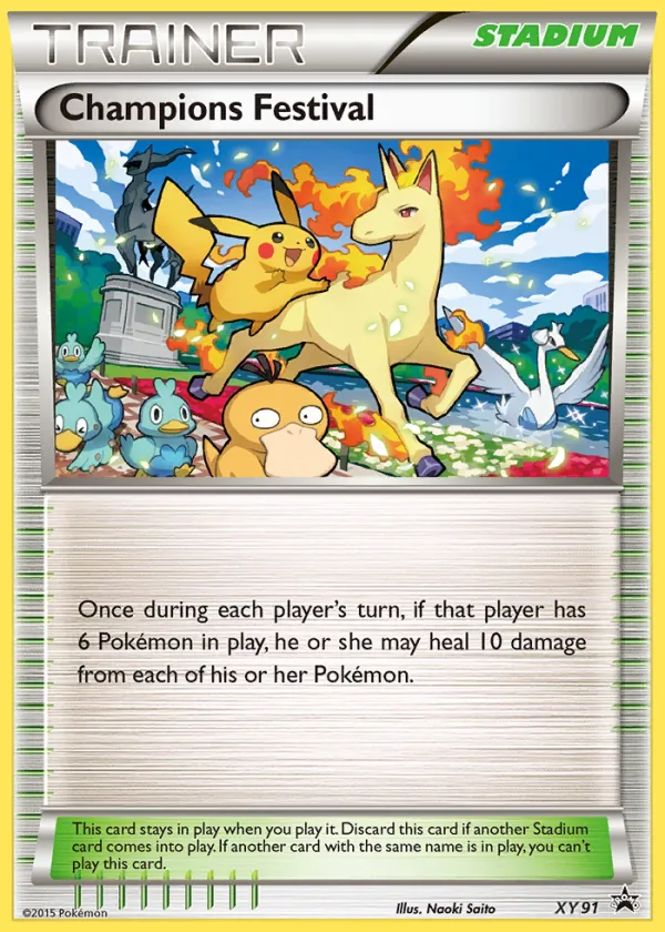 Champions Festival Pokémon XY Black Star Promos #XY91