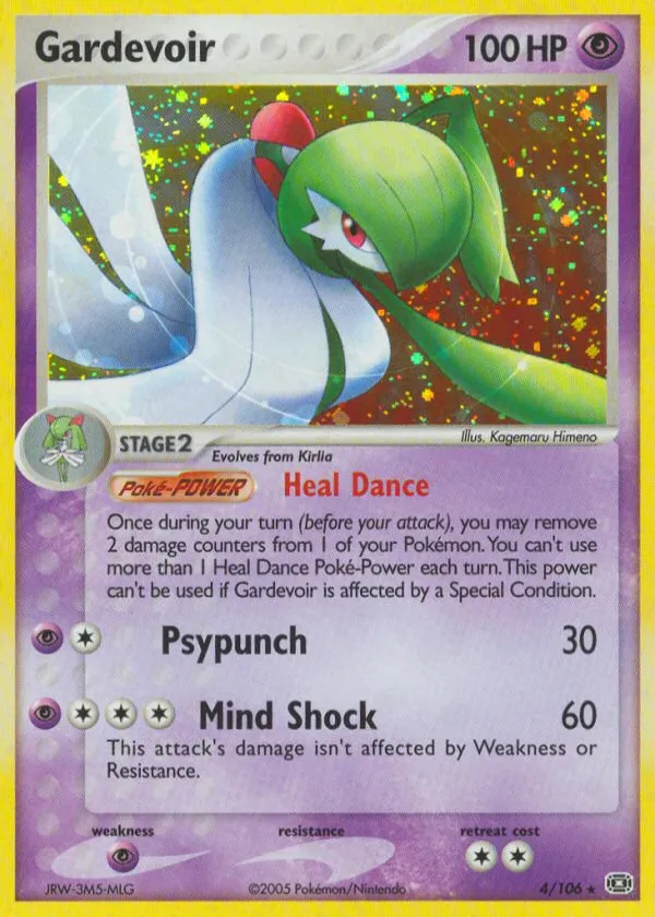 Gardevoir Pokémon Emerald #4 Reverse Holo