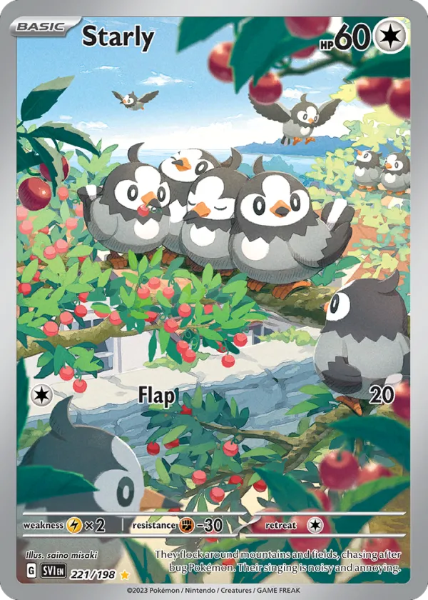 Starly Pokémon Scarlet & Violet #221 Holo