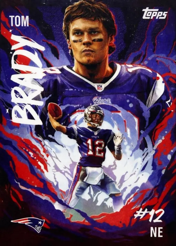 Tom Brady 2025 Topps Chrome Ultra Violet Football #UV-6