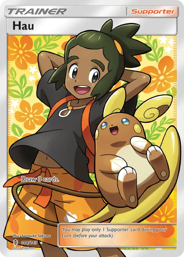 Hau Pokémon Guardians Rising #144 Holo