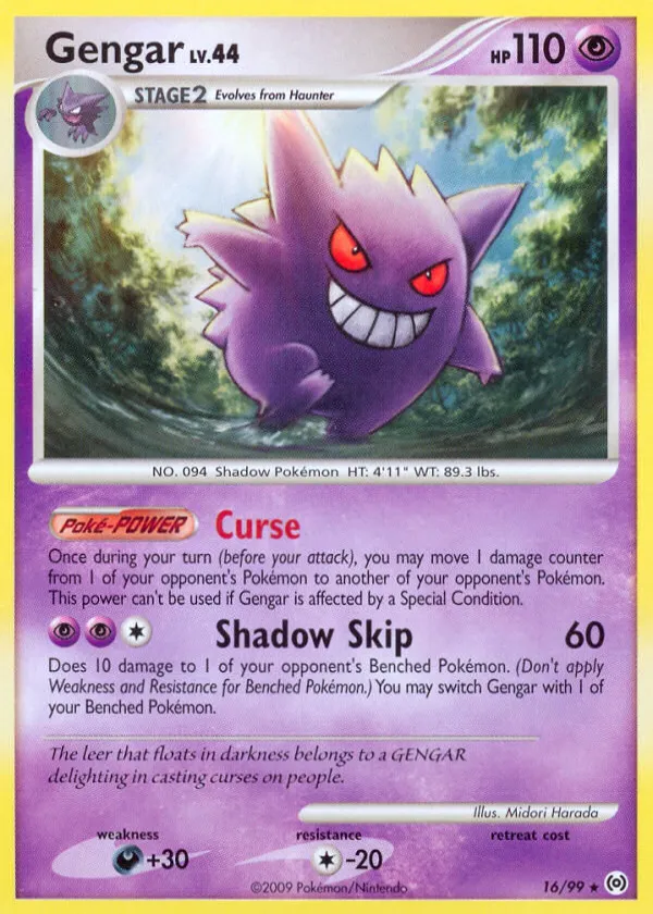 Gengar Pokémon Arceus #16 Reverse Holo