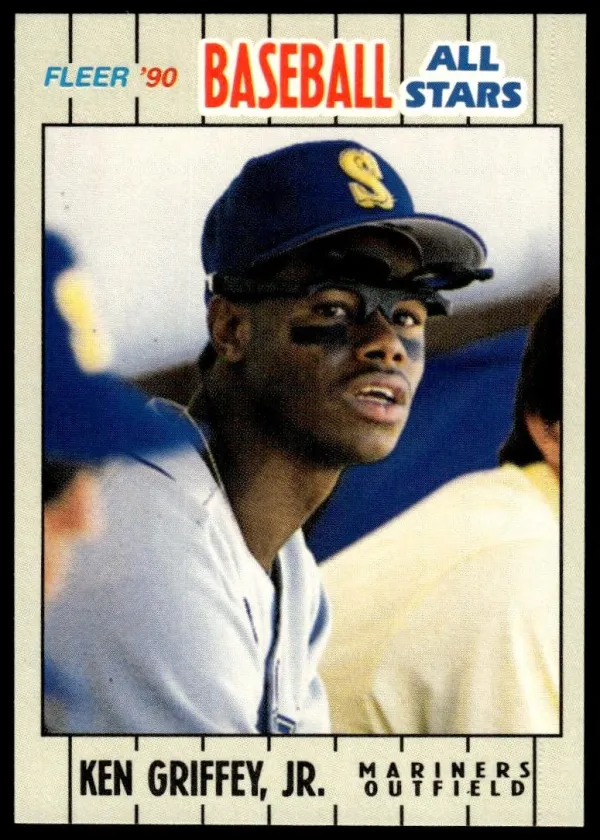 Ken Griffey Jr. 1990 Fleer All Stars Baseball #14