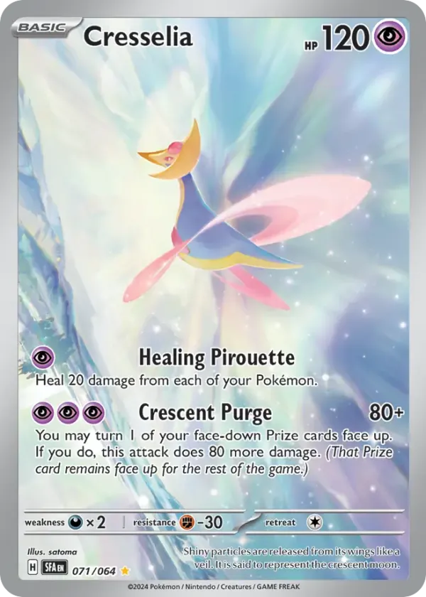 Cresselia Pokémon Shrouded Fable #71 Holo