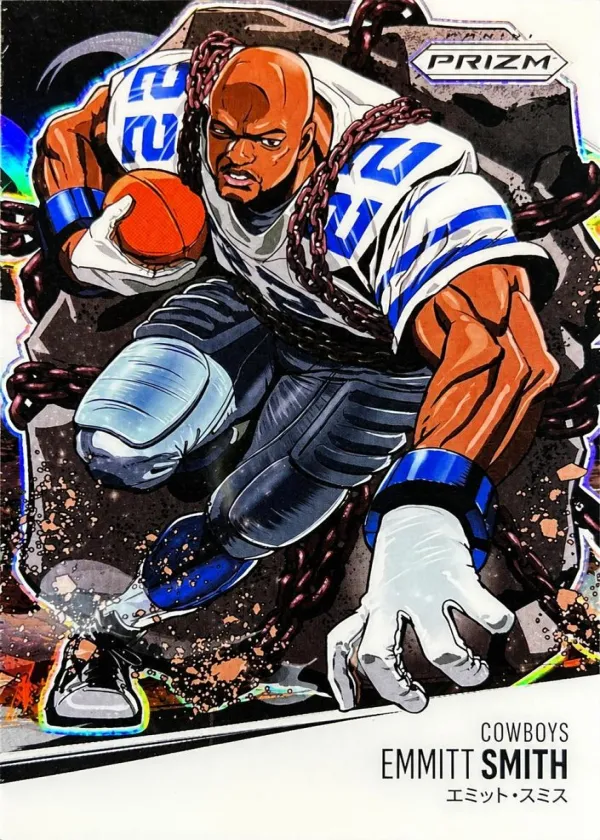 Emmitt Smith 2025 Panini Prizm Manga Vertical Football #5