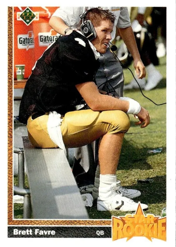 Brett Favre 1991 Upper Deck Football Star Rookies #13