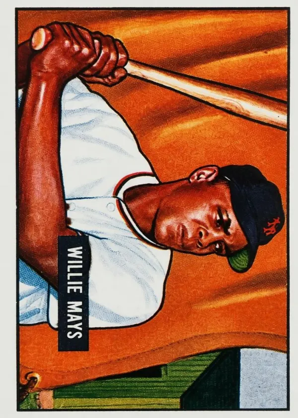 Willie Mays 1989 Bowman Tiffany Baseball 1951 Reprint #NNO