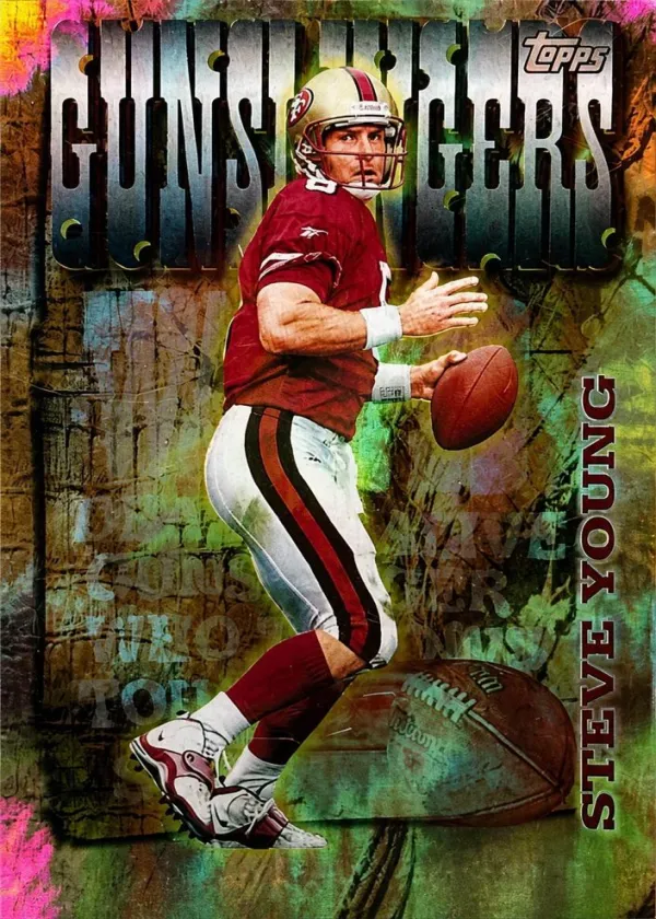 Steve Young 1998 Topps Chrome Football Refractor #9