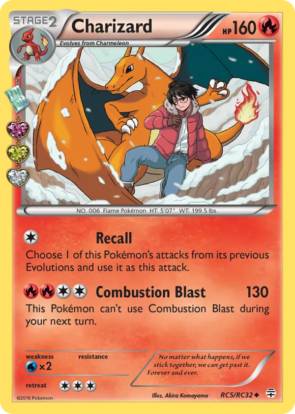 Charizard Pokémon Generations #RC5 Holo