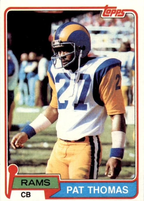 Pat Thomas 1981 Topps Football #423