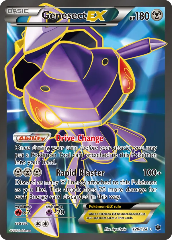 Genesect-EX Pokémon Fates Collide #120 Holo