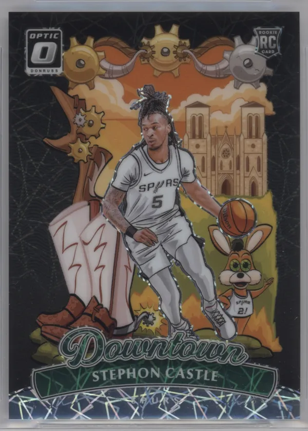 Stephon Castle 2024 Donruss Optic Downtown Basketball #20