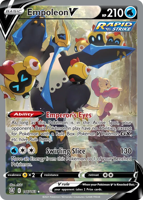 Empoleon V Pokémon Battle Styles #146 Holo