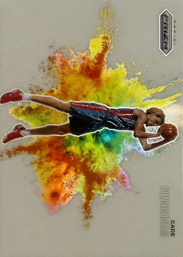 Cade Cunningham 2025 Panini Prizm Colorblast Basketball #15