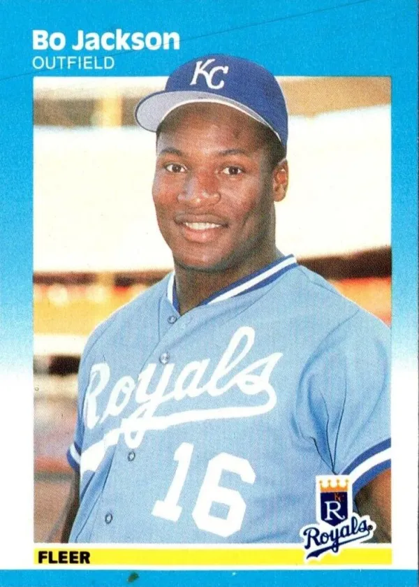 Bo Jackson 1987 Fleer Baseball Glossy #369