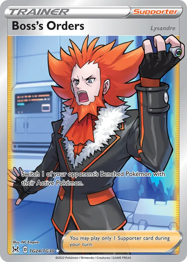 Boss's Orders Pokémon Lost Origin Trainer Gallery #TG24 Holo