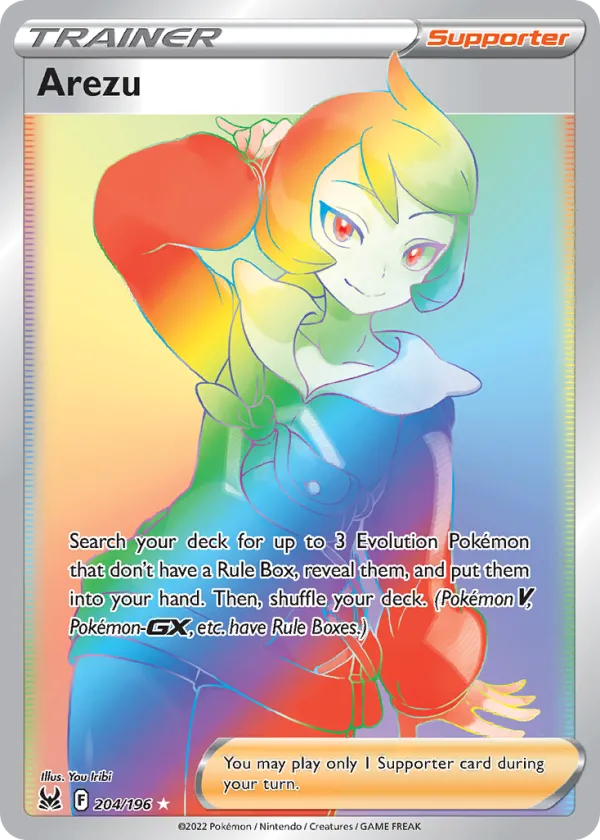 Arezu Pokémon Lost Origin #204 Holo