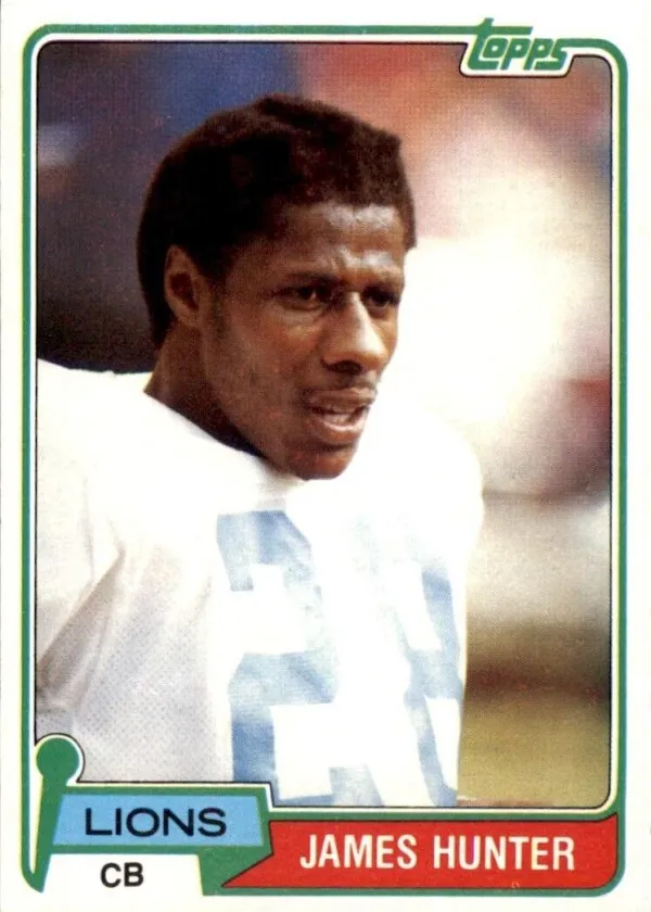 James Hunter 1981 Topps Football #409