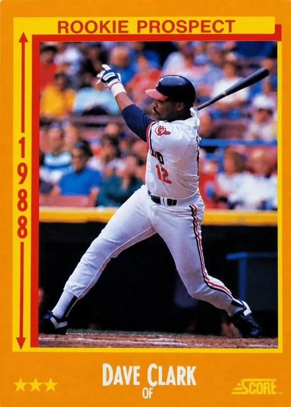 Dave Clark 1988 Score Baseball #633