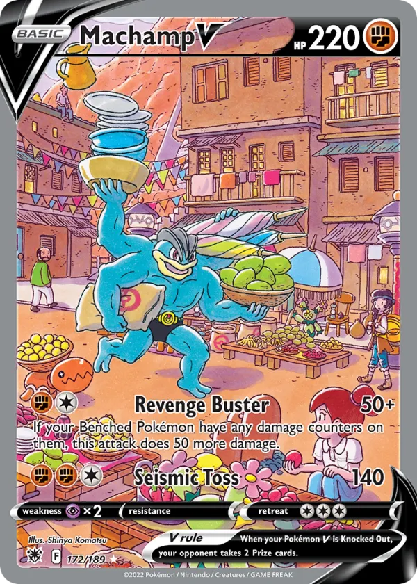 Machamp V Pokémon Astral Radiance #172 Holo