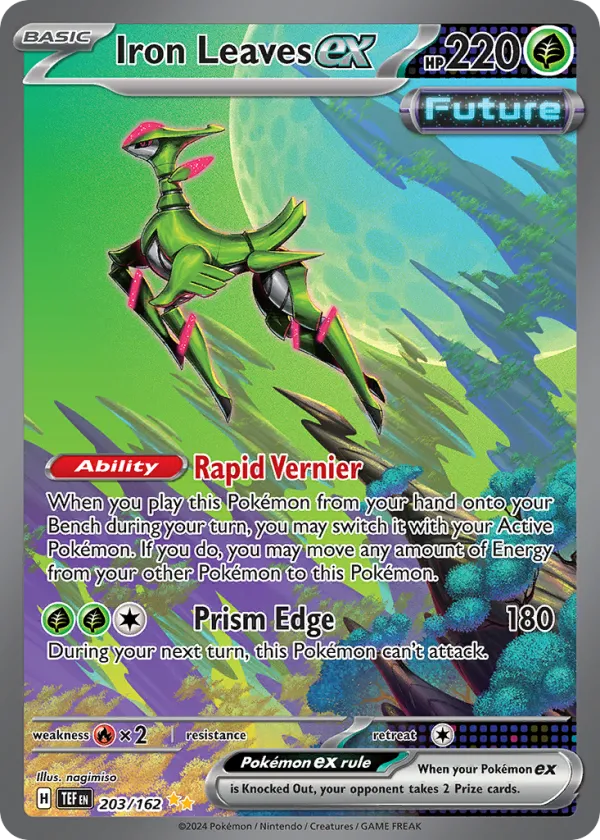Iron Leaves ex Pokémon Temporal Forces #203 Holo
