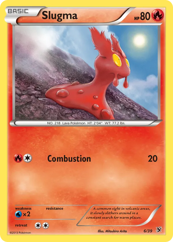 Slugma Pokémon Kalos Starter Set #6