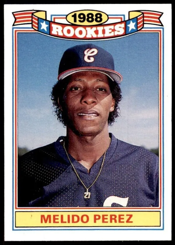 Melido Perez 1989 Topps Glossy Rookies Baseball #16