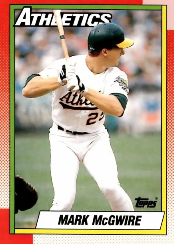 Mark McGwire 1990 Topps Baseball Tiffany #690