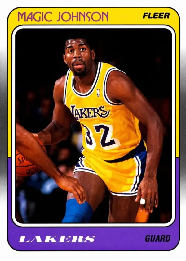 Magic Johnson 1988 Fleer Basketball #67