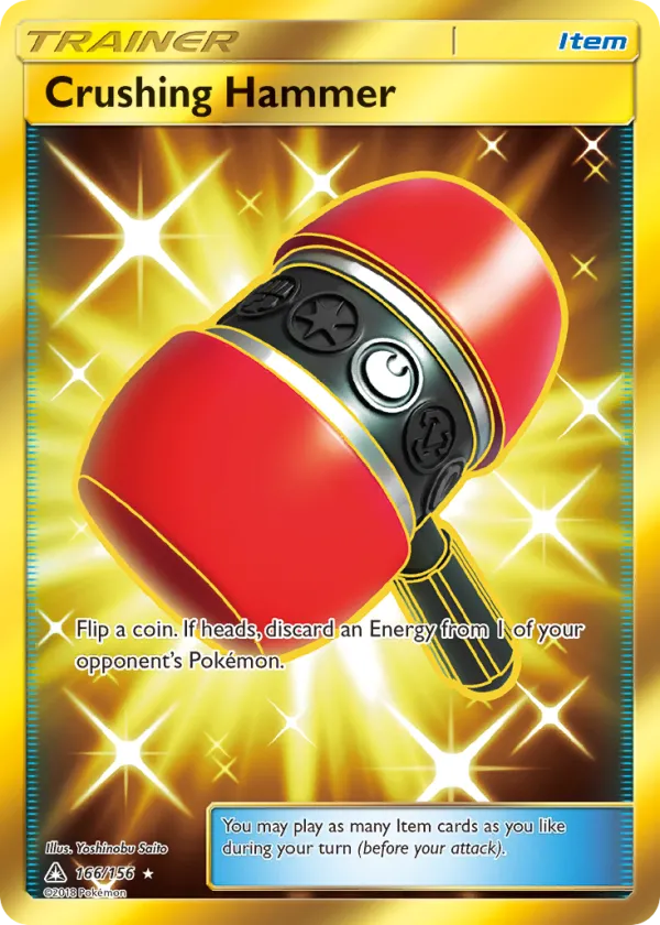 Crushing Hammer Pokémon Ultra Prism #166 Holo