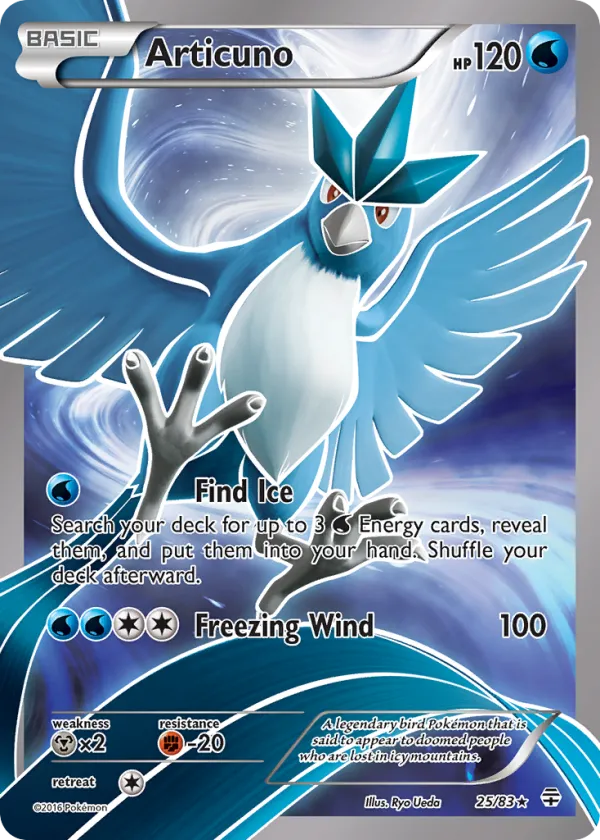 Articuno Pokémon Generations #25 Holo