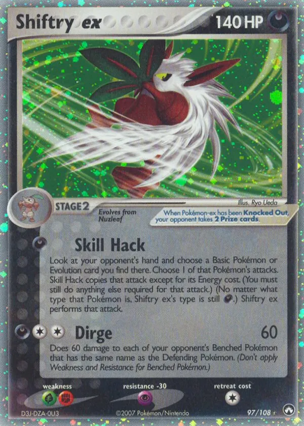 Shiftry ex Pokémon Power Keepers #97 Holo