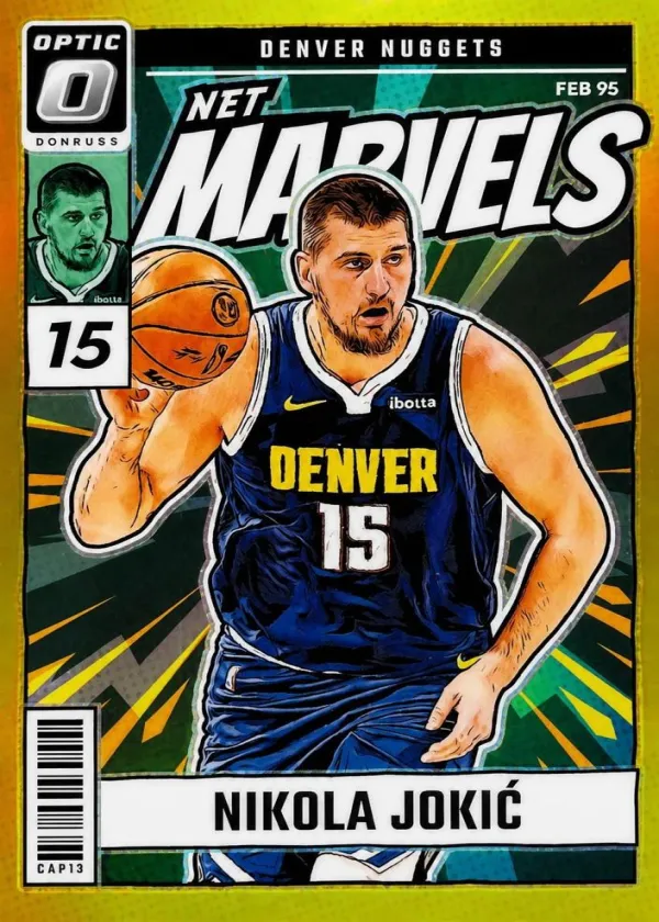 Nikola Jokic 2024 Donruss Optic Net Marvels Basketball Gold #21