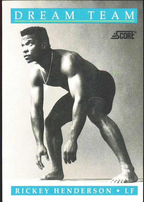 Rickey Henderson 1991 Score Dream Team Baseball #890