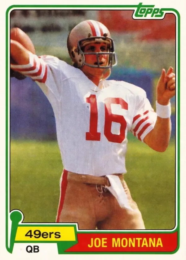 Joe Montana 1981 Topps Football #216