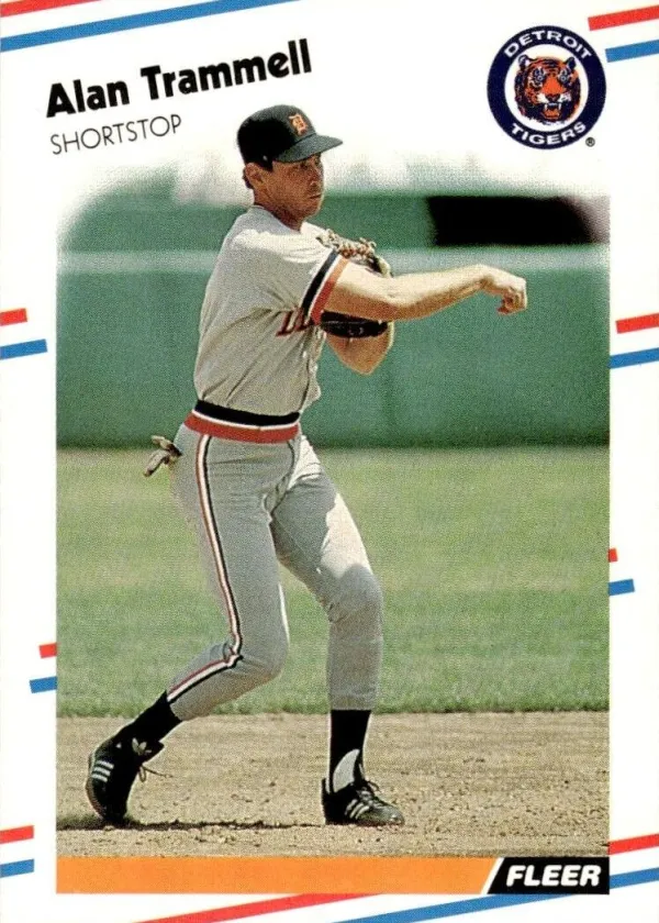 Alan Trammell 1988 Fleer Baseball #74