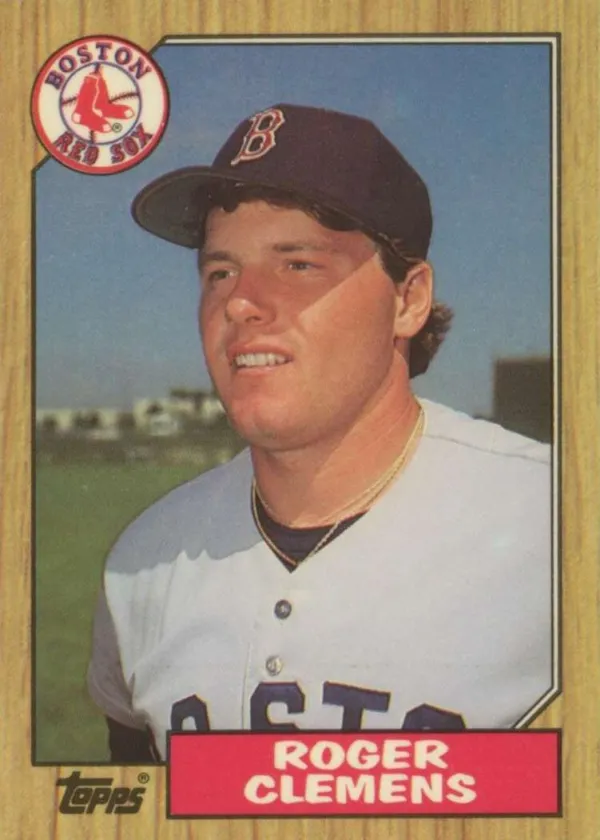 Roger Clemens 1987 Topps Tiffany Baseball #340