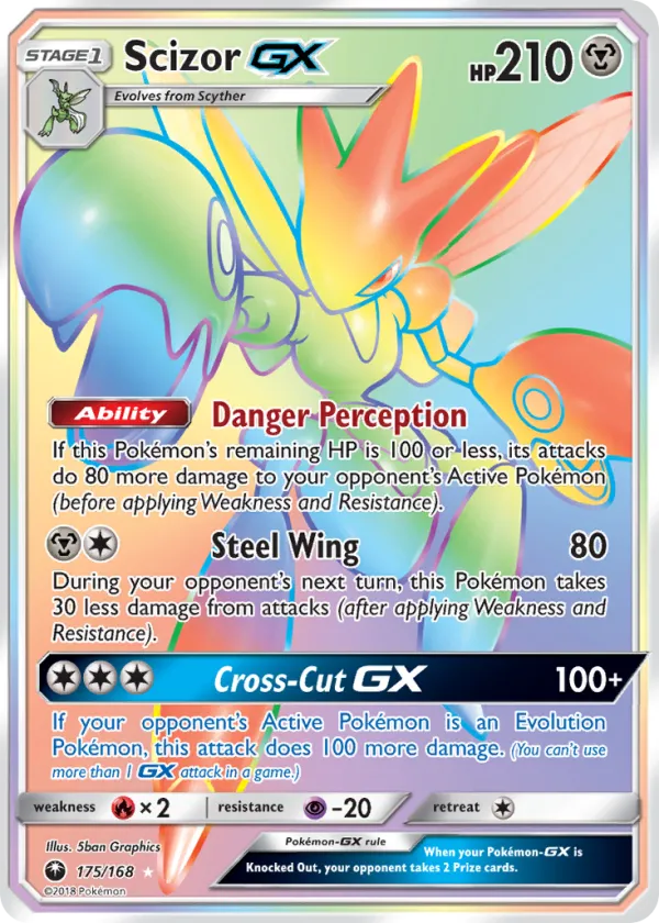 Scizor-GX Pokémon Celestial Storm #175 Holo