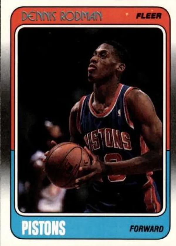 Dennis Rodman 1988 Fleer Basketball #43