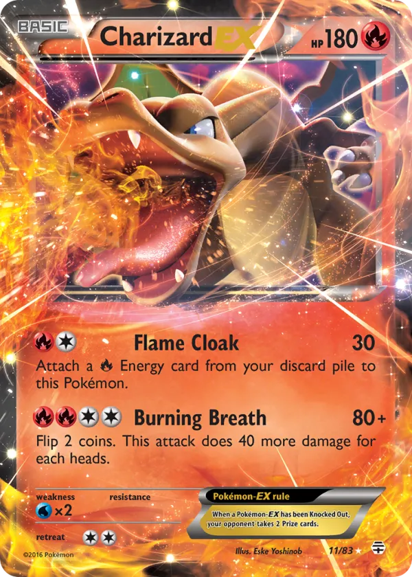 Charizard-EX Pokémon Generations #11 Holo