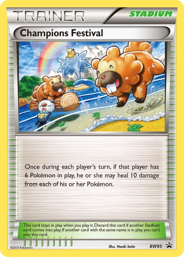 Champions Festival Pokémon BW Black Star Promos #BW95