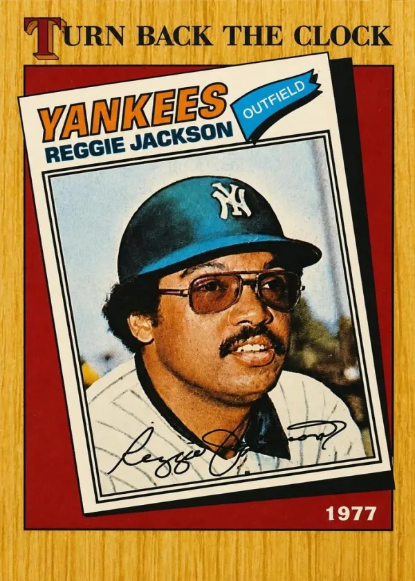 Reggie Jackson 1987 Topps Baseball Turn Back the Clock #312